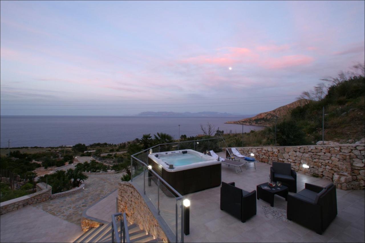 סן ויטו לו קאפו Villa Antonia - Vasca Idromassaggio Terrazza Vista Mare מראה חיצוני תמונה