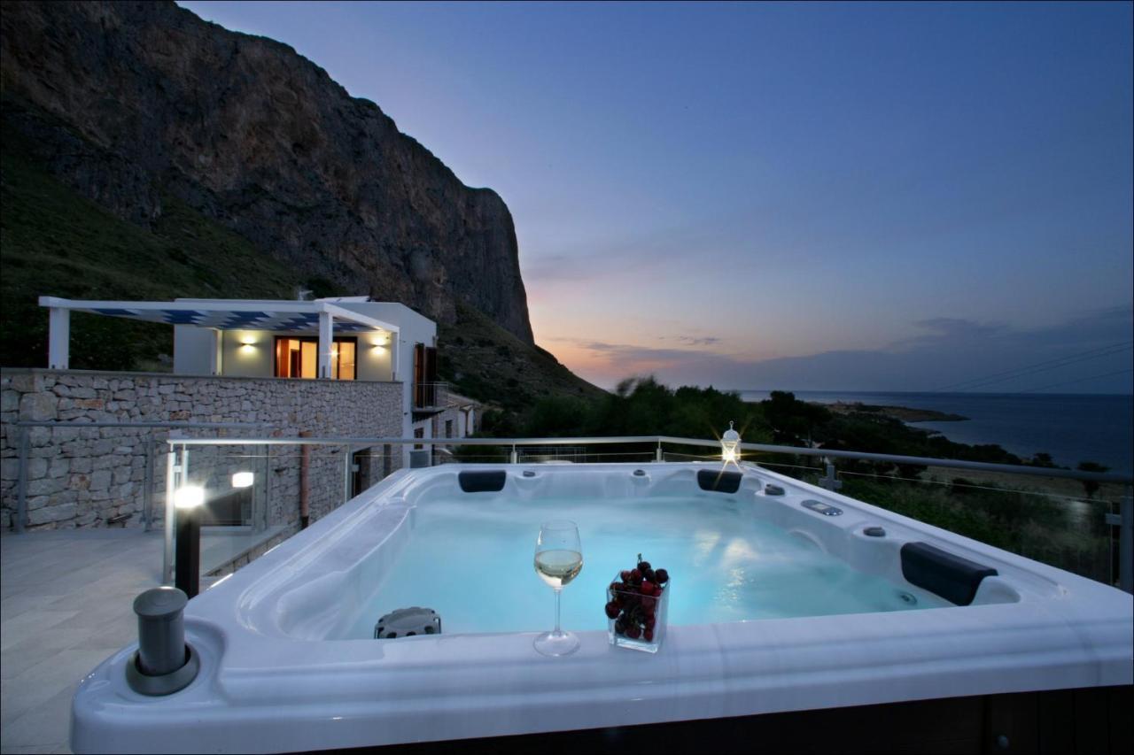סן ויטו לו קאפו Villa Antonia - Vasca Idromassaggio Terrazza Vista Mare מראה חיצוני תמונה