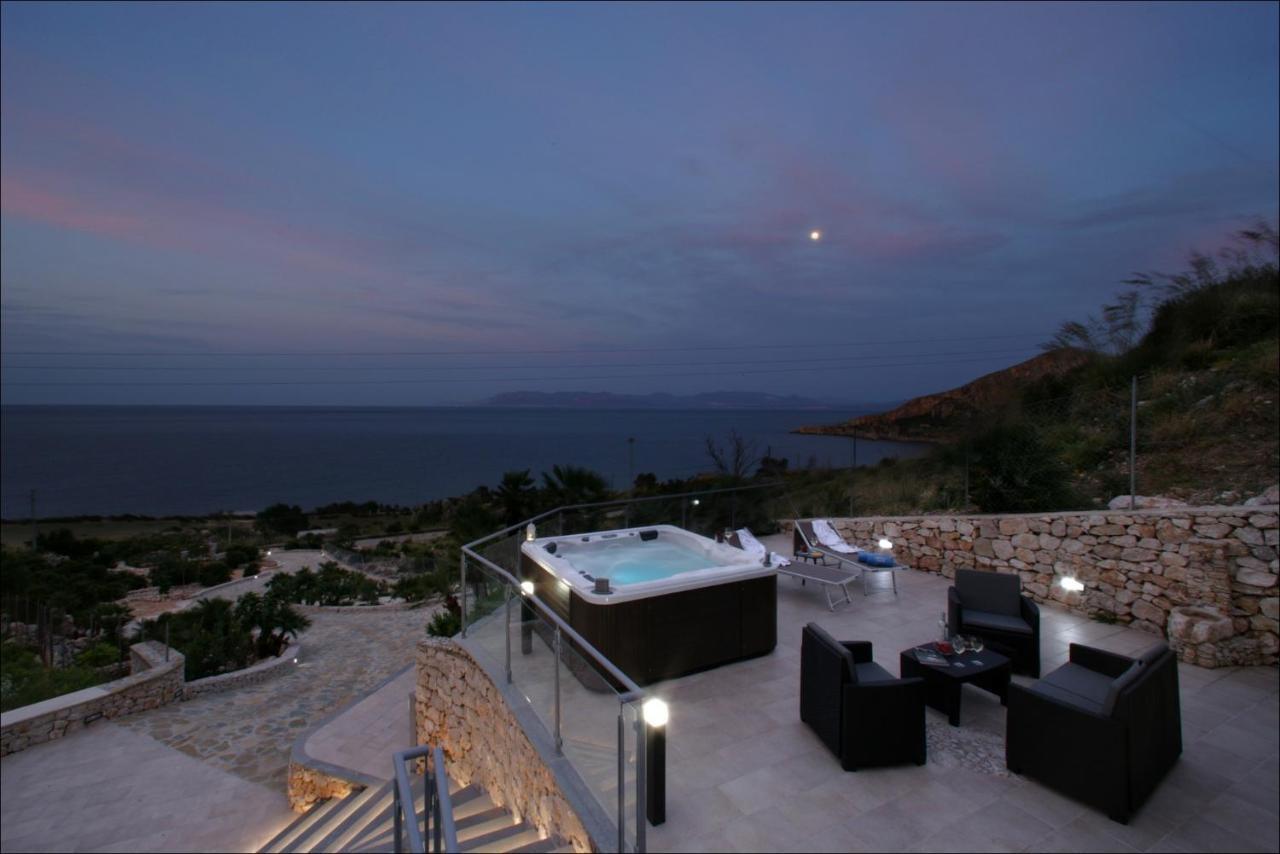סן ויטו לו קאפו Villa Antonia - Vasca Idromassaggio Terrazza Vista Mare מראה חיצוני תמונה