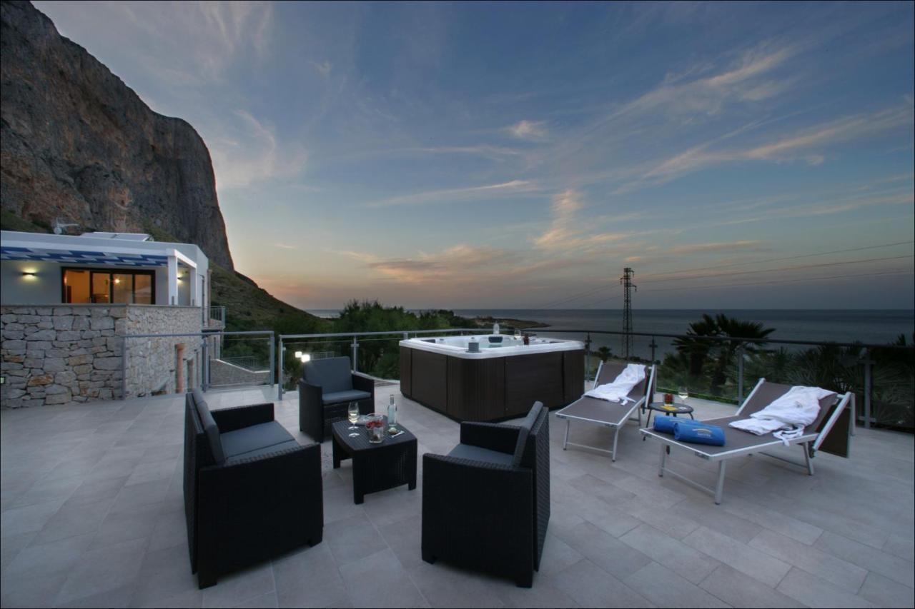 סן ויטו לו קאפו Villa Antonia - Vasca Idromassaggio Terrazza Vista Mare מראה חיצוני תמונה