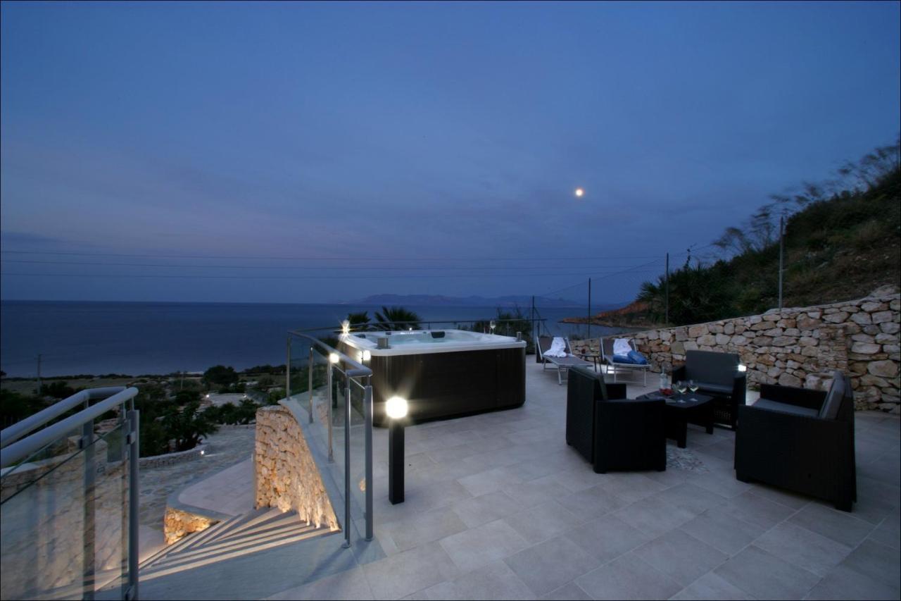 סן ויטו לו קאפו Villa Antonia - Vasca Idromassaggio Terrazza Vista Mare מראה חיצוני תמונה